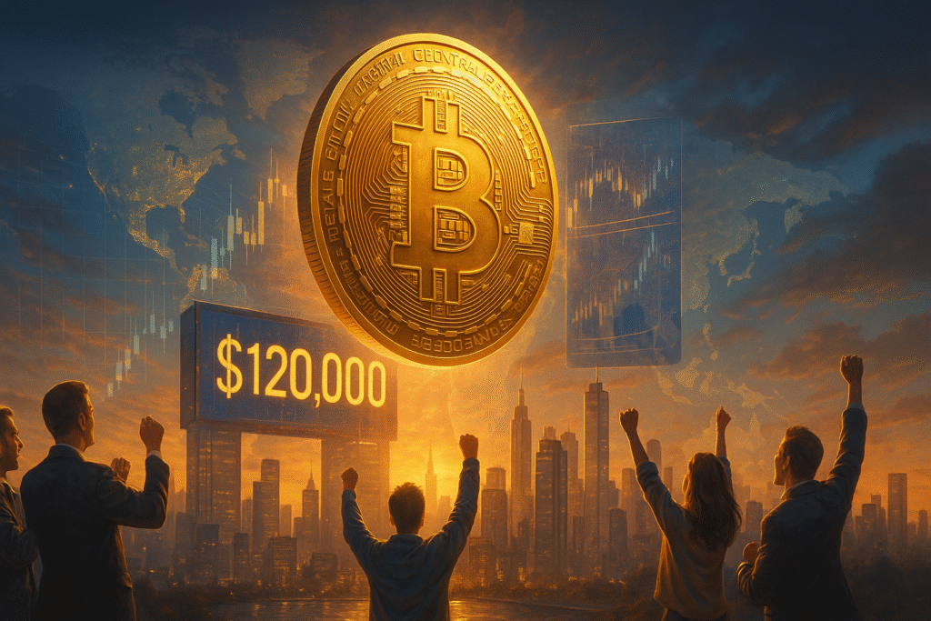 Bitcoin Hits New All Time High at $120,000 in Explosive Rally